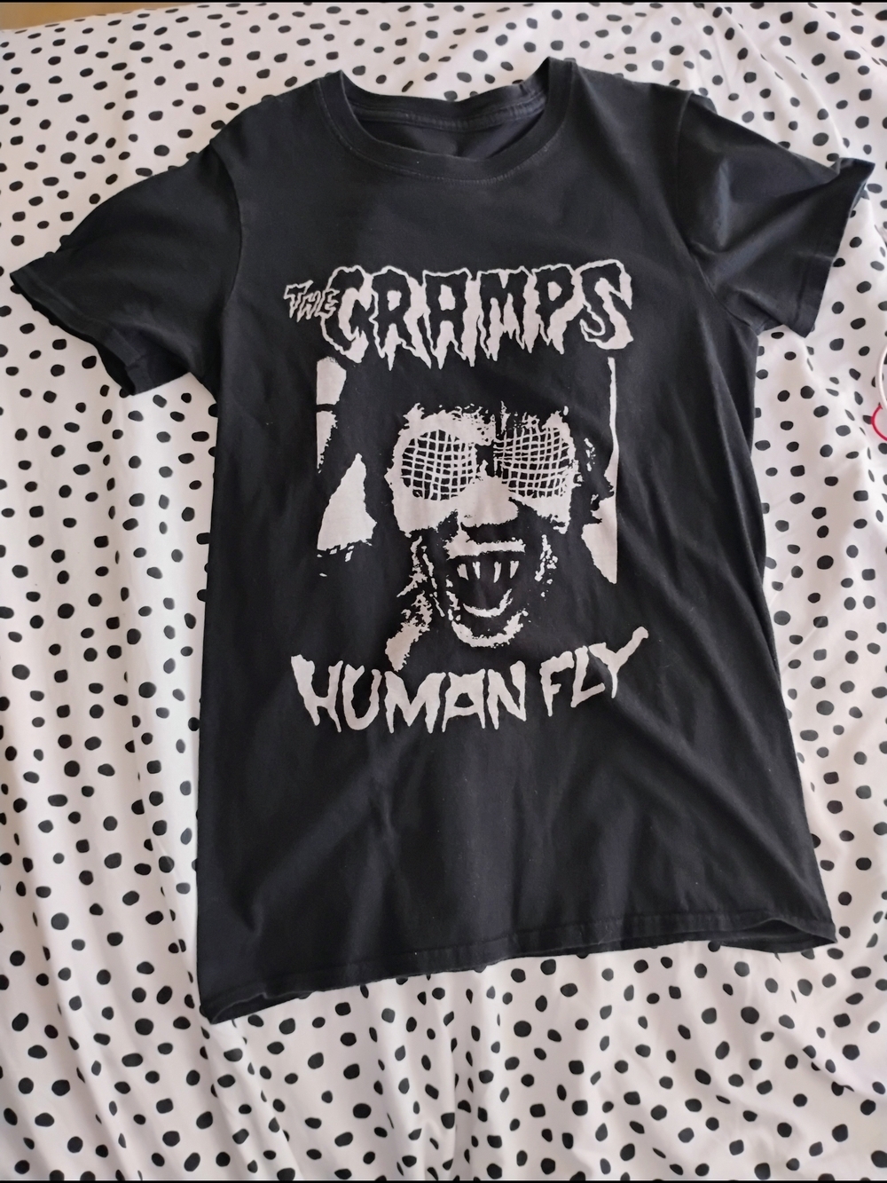 The Cramps "Human Fly" Graphic Tee — Black & White